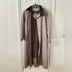 Current Seen oversized 80s trench coat- Size 9/10